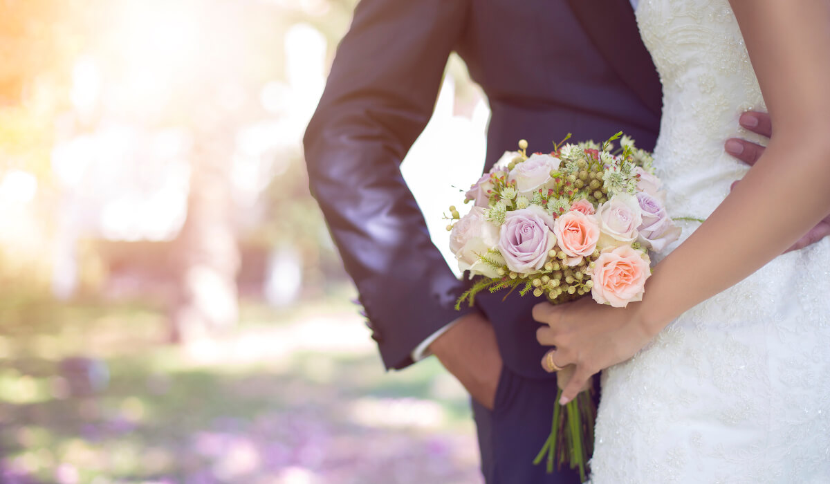 wedding couple photo