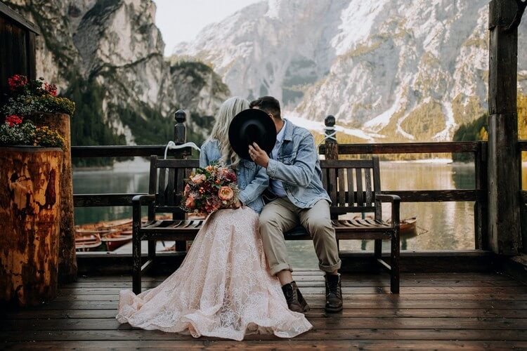 wedding couple photo