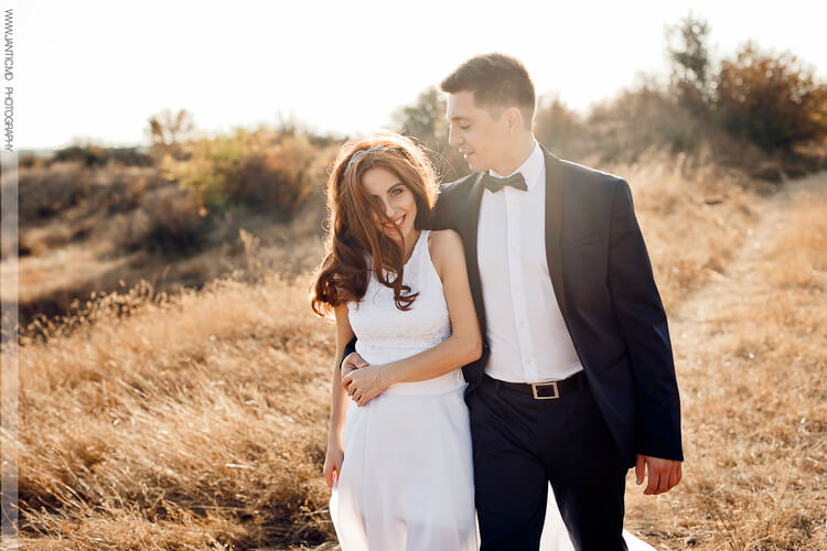 wedding couple photo