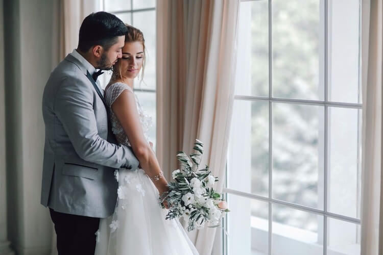 wedding couple photo