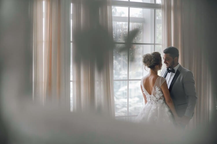 wedding couple photo