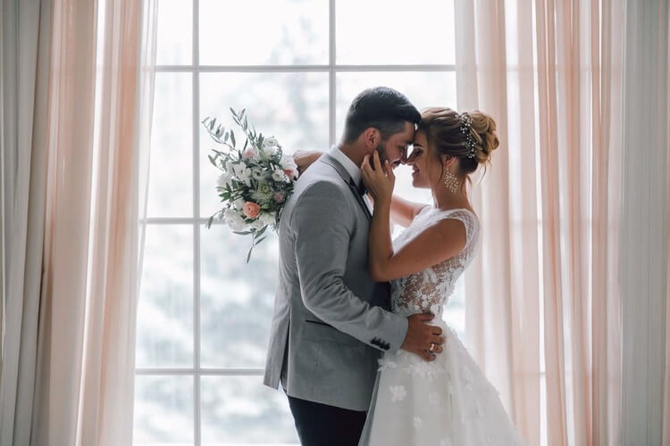 wedding couple photo